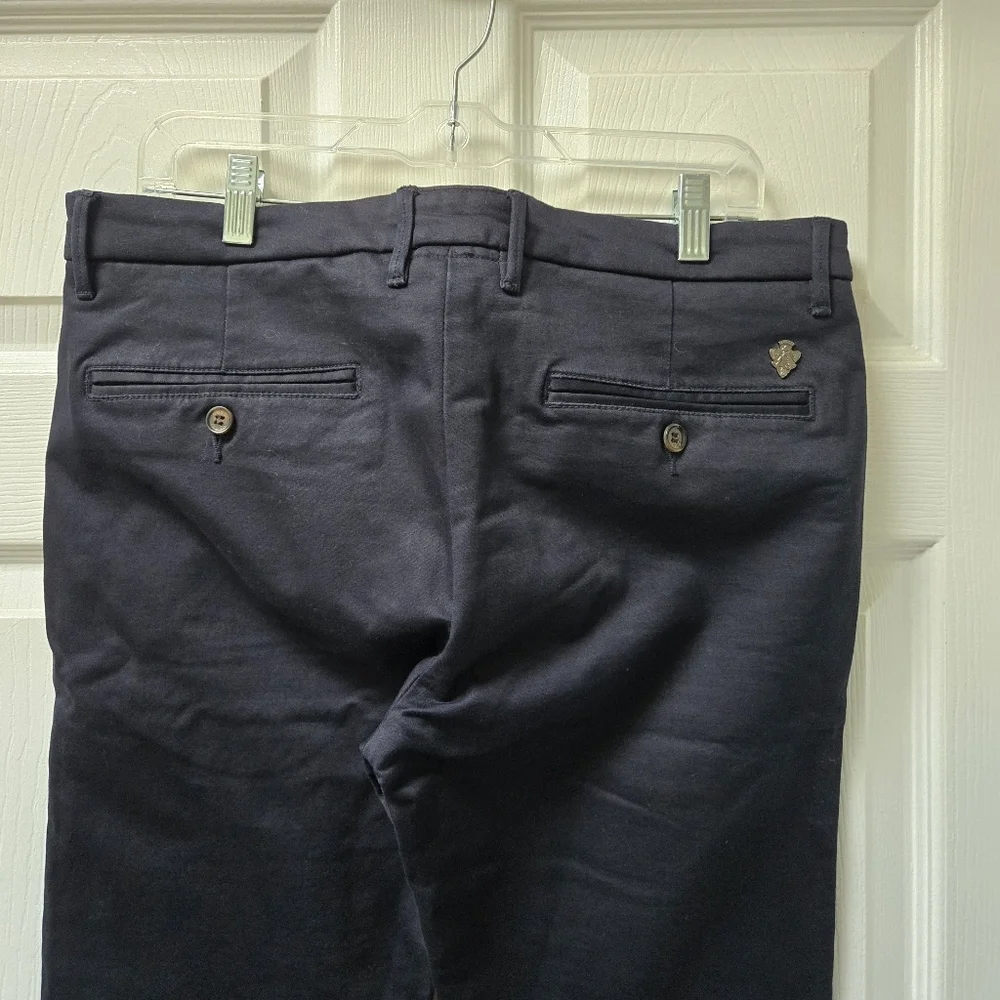 Gucci Limited Edition Navy Cotton Chino Trousers Pants - Picture 5 of 12